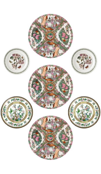 20+ Beautiful Plate Wall Configurations for the Interior Decorator ...